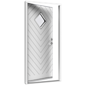 Exklusive Holzhaustür